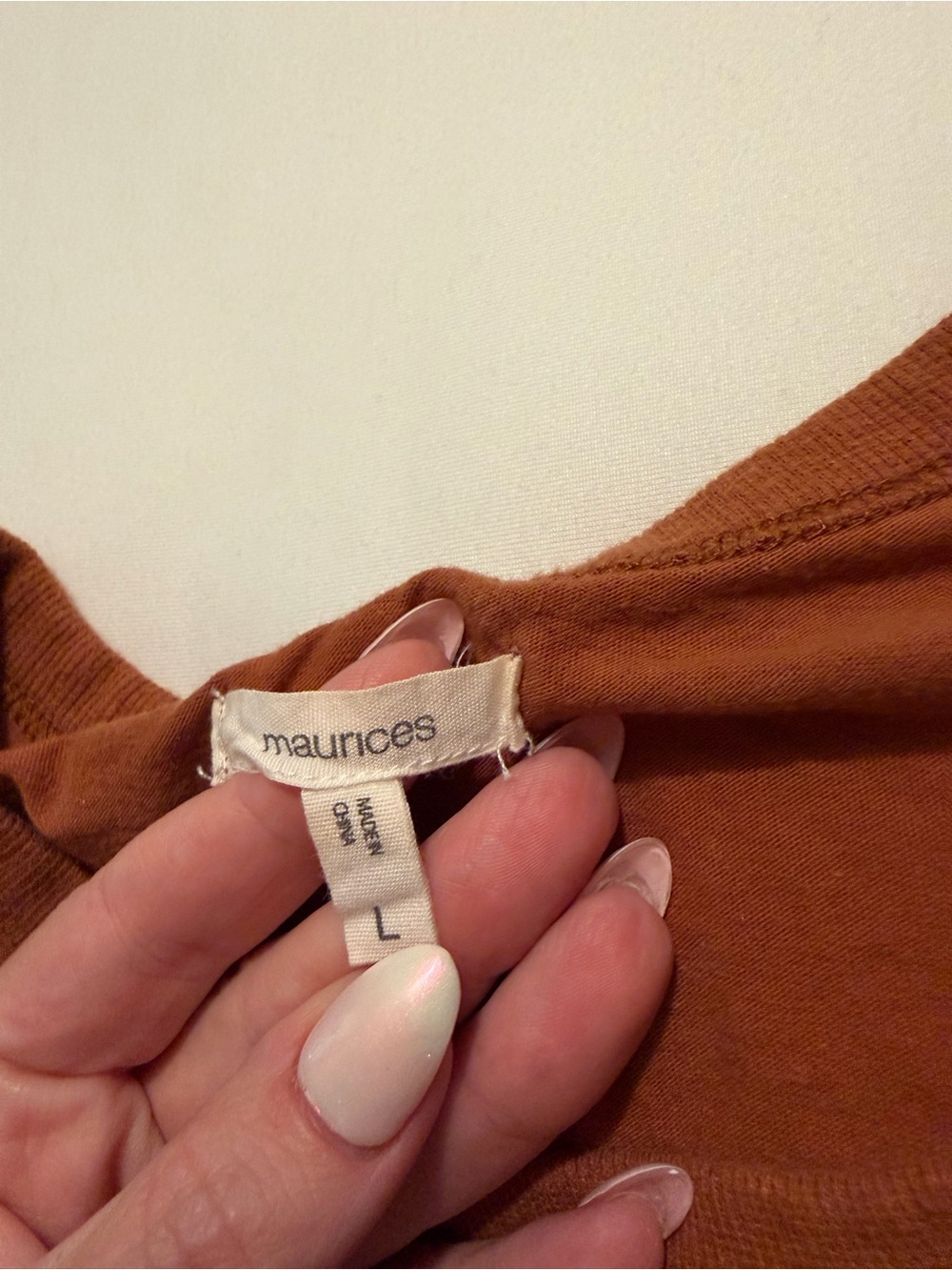 Maurices Burnt Orange Graphic Daisy Tee - Picture 2 of 2